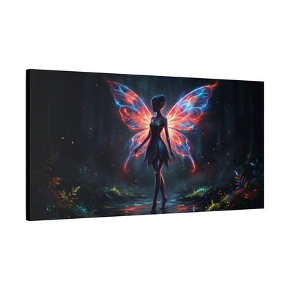 Neon Fairy Fantasy Canvas