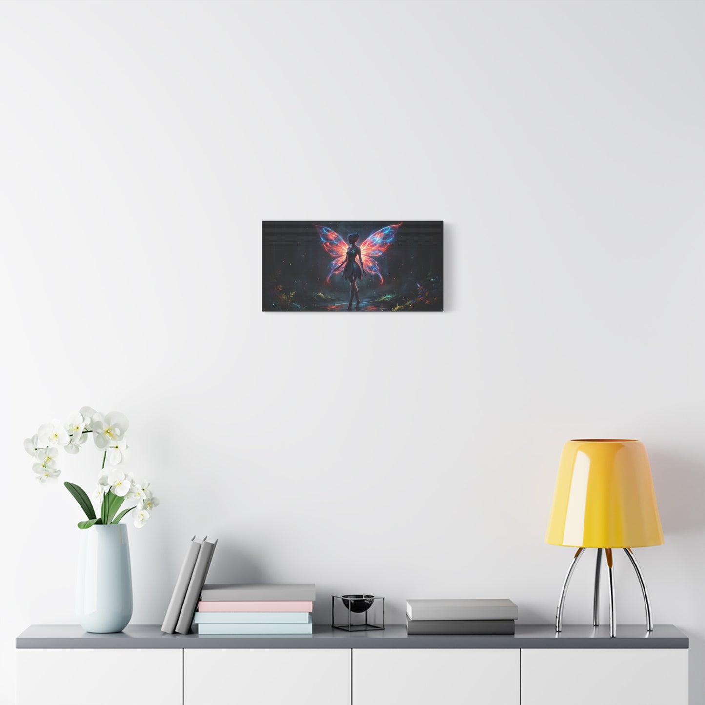 Neon Fairy Fantasy Canvas