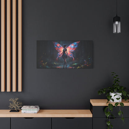 Neon Fairy Fantasy Canvas