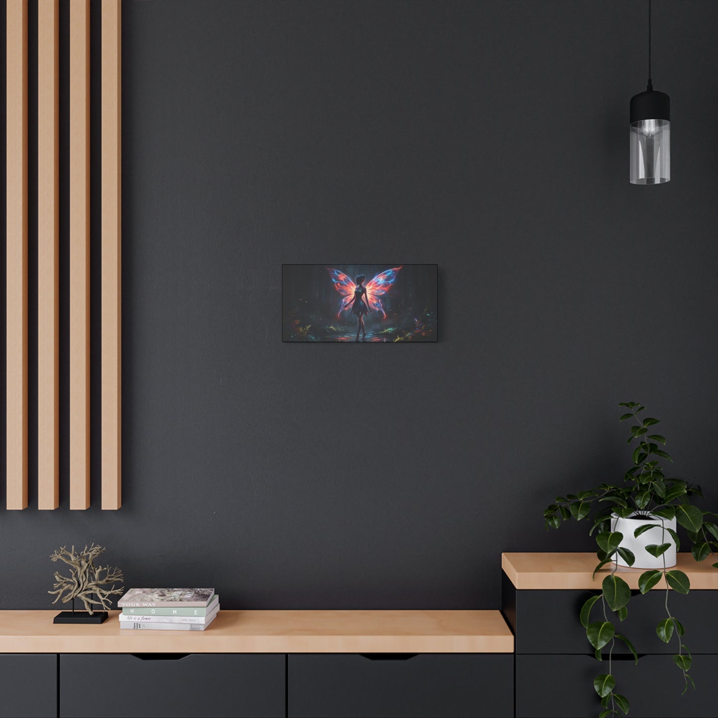 Neon Fairy Fantasy Canvas