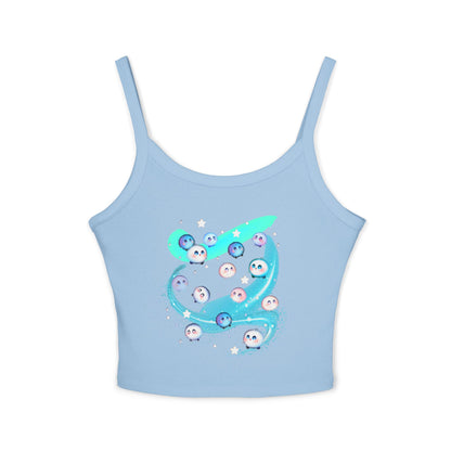 Kawaii Bubble Puffball Tank Top | Cute Mystical Creature Illustration