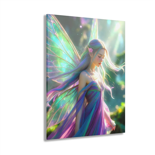 Ethereal Fairy Portrait Acrylic Print | French Cleat Hanging