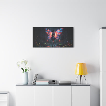 Neon Fairy Fantasy Canvas