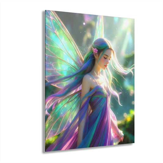 Ethereal Fairy Portrait Acrylic Print | French Cleat Hanging
