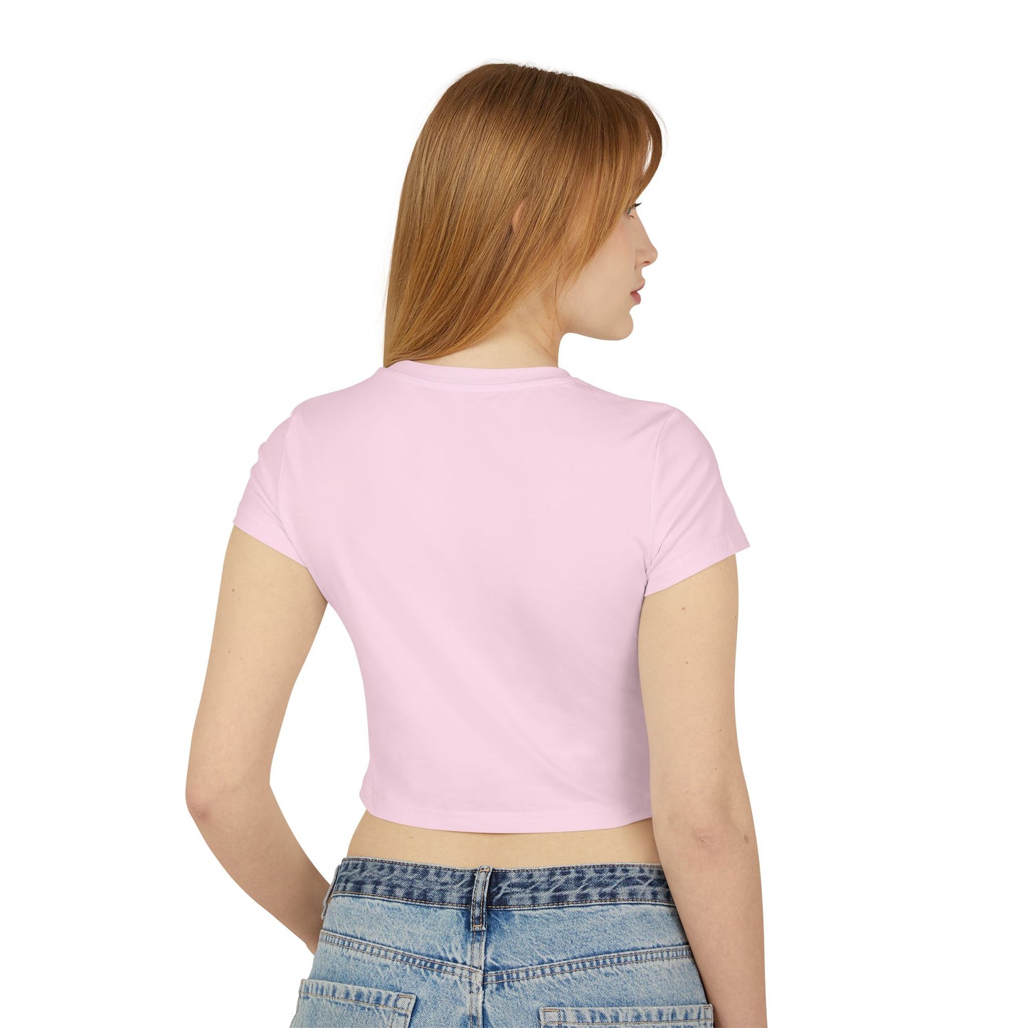 Neon Aerialist Dancer Crop Tee | Pink Purple Vaporwave