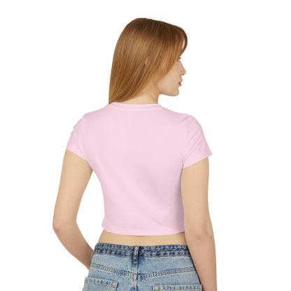 Neon Aerialist Dancer Crop Tee | Pink Purple Vaporwave