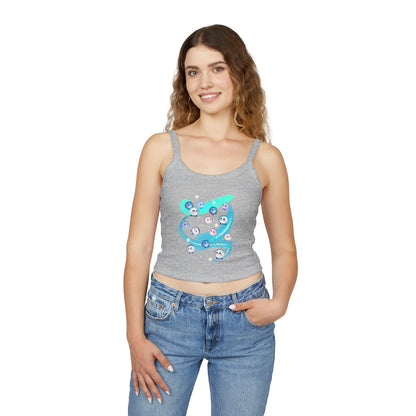 Kawaii Bubble Puffball Tank Top | Cute Mystical Creature Illustration